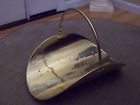 Foot Log Basket Brass Carrier Claw Holder Fireplace Vintage Ornate