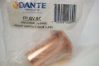 Fp.gv.bc Dante Blue Flame Fireplace Bright Copper Floor Plate For Globe Valve 728028013894
