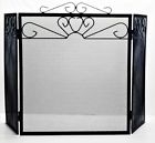 Fpscreen Esesstoves Pellet Stove Fireplace Folding Style Metal Black Screen