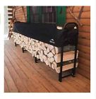Frame Holder Storage Waterproof Log Covered Rack Firewood Elevated Steel Wood