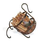 Fwc-03 Achla Designs European Fatwood Fireplace Kindling Holder Caddy New 719908821180