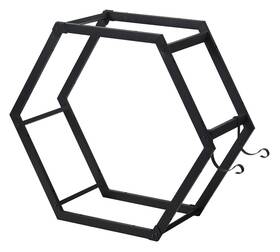Gao Ge 753878450414 Heavy Duty Hexagon Firewood Storage Racks For Indoor/outdoor