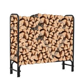 Zkykcbpd2zxadm87mr Gaomon Firewood Rack 4 Ft Outdoor And Indoor Log Holder Heavy Duty Word Organizer With