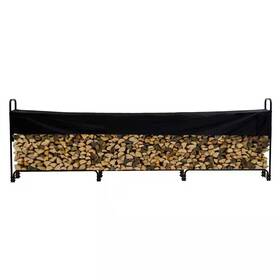 Garvee 744759706744 14 Inch Outdoor Firewood Rack With Waterproof Cover-heavy Duty 3/4 Cord Log Holde