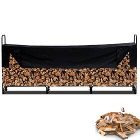 Jwew4aadqik5s3rhaycu7ajat Garveelife 12ft Firewood Rack Outdoor Cover 3/4 Cord Of Storage
