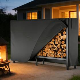 Sf-wfxcdgchcxdt9rmrrp43rw Garveelife Firewood Log Rack With Cover Outdoor Wood Storage Racks