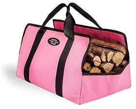 Gears Out 850012788744 Firewood Tote Bag - Oxford Fabric Log Carrier With Handles And Heavy Duty Straps