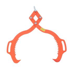Gt6061874 Globalmart-top Heavy Duty 2 Claw 30 Inch Timber Log Lifting Tongs For Hook Red