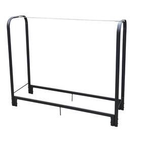 W656p210539 Goodsilo 4ft Heavy Duty Firewood Rack Stand For Indoor/outdoor Fireplace - Metal Log