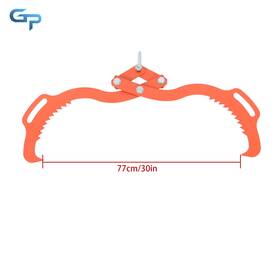 Gre166535 Greatparts 30 Inch Heavy Duty 2 Claw Timber Log Lifting Tongs For Hook Red