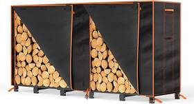 Greener 008678943131 6.6ft Firewood Rack Cover-600d Oxford Fabric Heavy-duty Size 76x24x42
