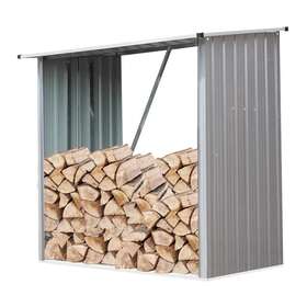 Hanover 192487339664 Firewood Storage Rack 40.60 Inch H Full Cord Capacity Indoor/outdoor Use