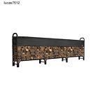 Heavy Foot Firewood Fire Log Fireplace Rack 12 Wood Holder Cover Outdoor Storage