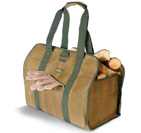 Hinterhill 060881500018 2-in-1 Firewood Carrier Canvas Log For Tote Carri