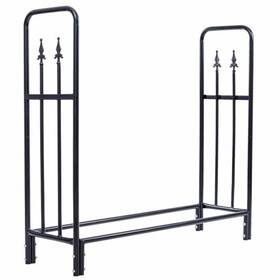 Co-gt3191 Hivvago 4 Feet Outdoor Heavy Duty Steel Firewood Wood Storage Rack
