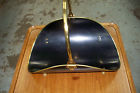 Holder Painted Metal Fireplace Trim Carrier Log Black Brass