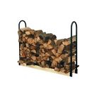 Holder Stove Fireplace Storage Fire Rack Metal Adjustable Firewood Log Wood