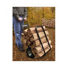 Holder Wheels Rolling Firewood Rack Cart Duty Home Fireplace Log Caddy Heavy