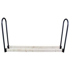 Homcomfort 012685381459 Adjustable Log Rack 7 Inch X 41 In Full Cord Capacity With Steel Uprights