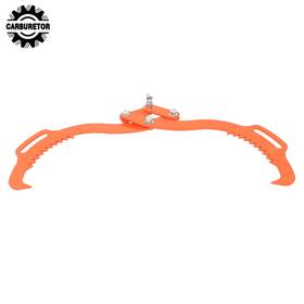 Hgf133224 Home-garden-fix 28 Inch 2 Claw Timber Log Lifting Tongs Heavy Duty For Hook Red