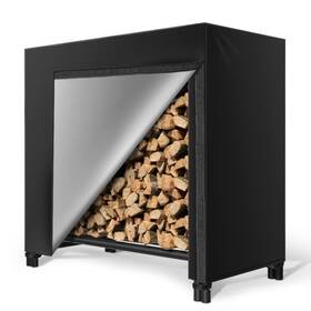 Hoxha 791809009751 Firewood Rack Cover Outdoor Log Waterproof Oxford Fireplace Wood