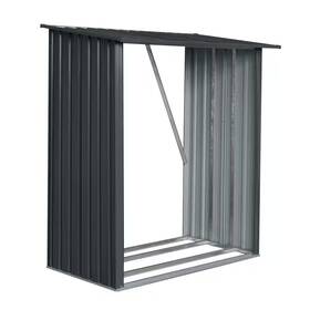 Huluwat 726084458581 3 Ft. X 5 Outdoor Metal Firewood Rack Open Wood Shed For Pellet