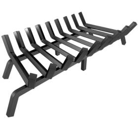 Wha-0005 Hykolity 36 Inch Fireplace Log Grate Heavy Duty Solid Steel Firewood Burning