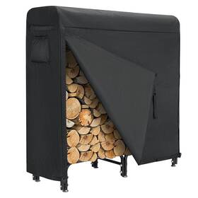Hypata 758226600992 4ft Firewood Rack Outdoor With Cover Heavy Duty Wood Racks For Firewo