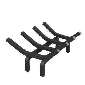 Fg01-014 Hytxen 14 Inch Fireplace Grate Heavy Duty Solid Steel Indoor Chimney Hearth Bar Fire