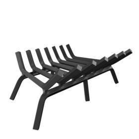 Fg01-024 Hytxen 24 Inch Fireplace Grate Heavy Duty Solid Steel Indoor Chimney Hearth Bar Fire