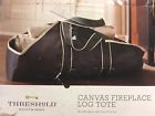 Id202466-0216 Threshold Brand Canvas Fireplace Log Tote Bag Carrier 9085100259