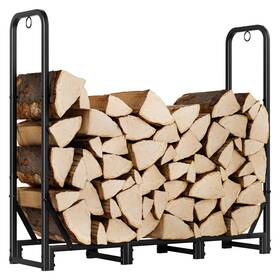 Idzo 810140957368 48in Firewood Rack 1100lbs Load Capacity Solid Steel High Anti-ru