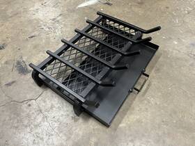 Igoheals 313103655634 20 Inch Fireplace Log Grate-heavy Duty Design With Slide Out Tray For Ember And Ash