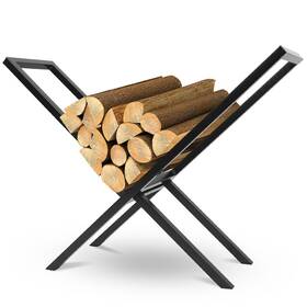 Imountek 737547594326 Firewood Log Rack 220lbs Steel Wood Lumber Storage Stacking X Shape Holder