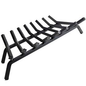 Innfinest 759578397721 33 Inch 8 Bar Fire Grates Heavy Duty Solid Steel Indoor Chimney Hearth Outdoor