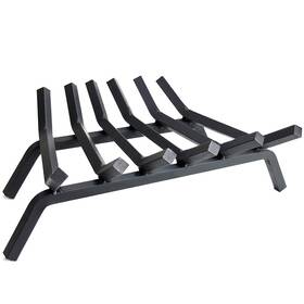 Firegrate23 Innfinest Fireplace Log Grate 23 Inch 6 Bar Fire Grates Heavy Duty 3/4 Wide Solid Stee