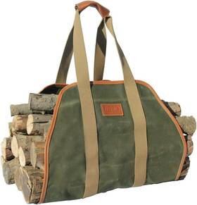 Inno Stage 726084247154 Firewood Carrier Bag Heavy Duty Waxed Canvas Log Tot