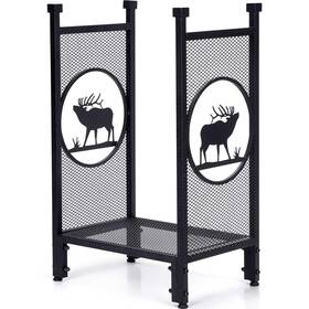 F19-025 Inno Stage Firewood Log Rack Iron Holder Of Wood Lumber Storage For Fireplac