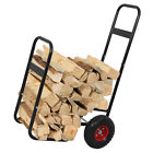 Ipl-h01-1359 Zeny Steel Construction Firewood Cart Carrier Fireplace Roller 0700161297089