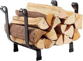 Rocket1044 Jinxiu 15ftft Firewood Rack Outdoor Indoor Powder Coated Wood Storage Holder