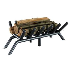 Jkxoo 712288116235 Fireplace Log Grate 17 Inch Solid Round Steel 6 Bar Heavy Duty Firewood Stov