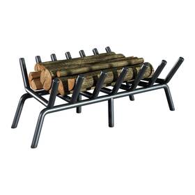 Jkxoo 717021802048 Fireplace Log Grate 21 Inch Solid Round Steel 7 Bar Heavy Duty Firewood Stov