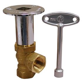 L75040 Jones Stephens Cvr Cp Ang 1/4 Turn Log Lighter B - Chrome