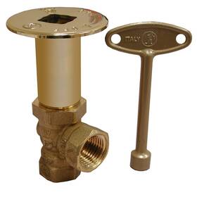 L75041 Jones Stephens Pb Ang 1/4 Turn Log Lighter B - Brass