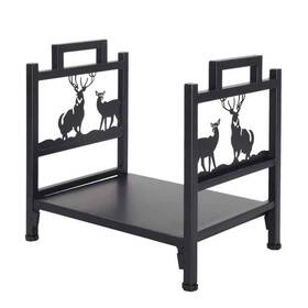 Karl Home 710295208332 18 Inch Heavy-duty Firewood Rack With Animal Pattern