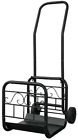W-1058 Large Iron Rack Removable Black Log Wrought Cart Wheel Uniflame