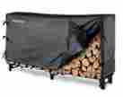Ldm1061 Landmann Steel Firewood Log Rack With Fitted Cover 8 Ft Heavy Duty Tie Down Fire Wood 715933265623