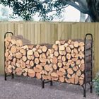 Lflr52792 Outdoor Firewood Rack Wood Log Storage Sturdy Tubular Steel Free