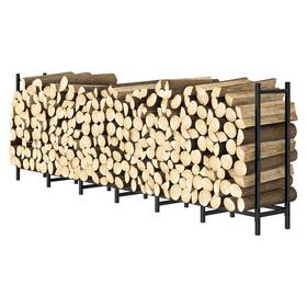 8ftk174 Liantral Firewood Rack Outdoor 8-ft Heavy Duty Stand Log Holder