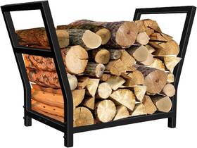 Lnr-firewood Rack 445001879874 Indoor 24in Small Metal Holder Log